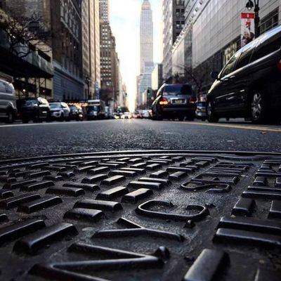 Manhole Cover in New York City