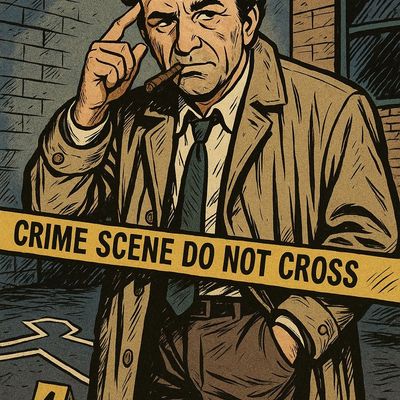 Detective Smoking Cigar