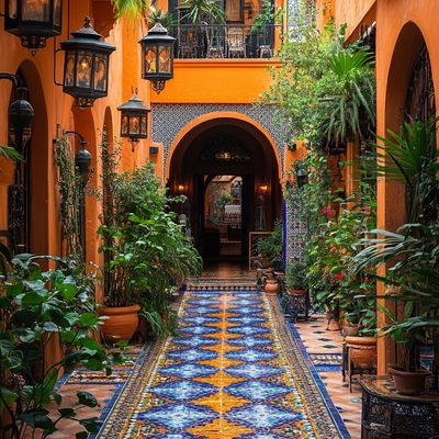 Moroccan Courtyard