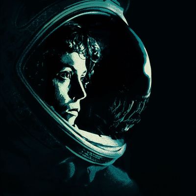 astronaut in space helmet