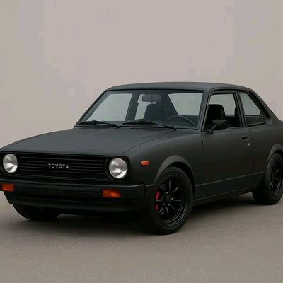 Matte Black Toyota Celica