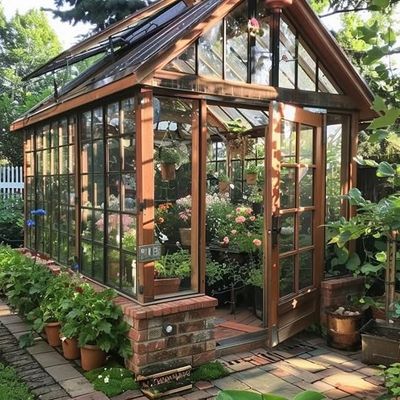 Cozy Greenhouse Garden Retreat