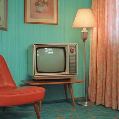 Vintage TV Room