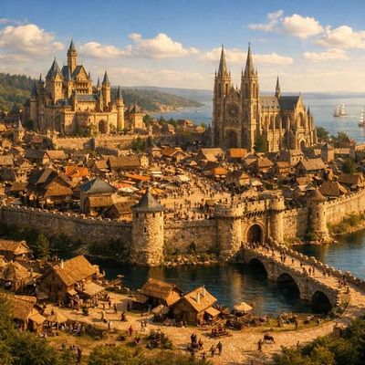 Medieval Fantasy Town