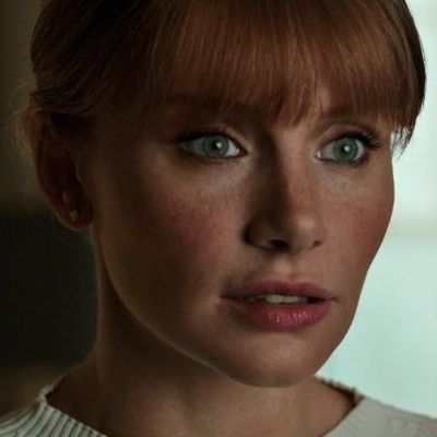 Close-up of a woman with red hair