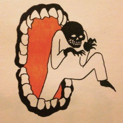 Giant Mouth Eating Person