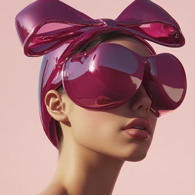 Giant Purple Sunglasses