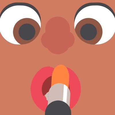 Cartoon Face with Toy