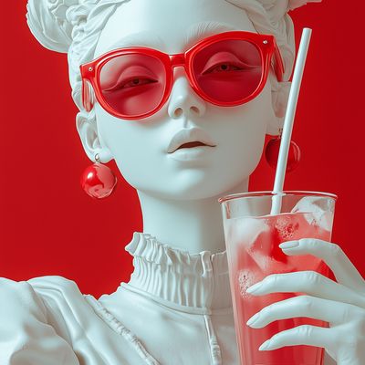 Mannequin in Red Sunglasses