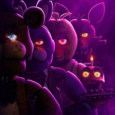 FNAF Characters in Purple