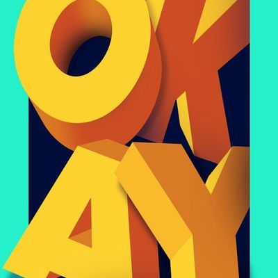 Bold 'OKAY' Typography