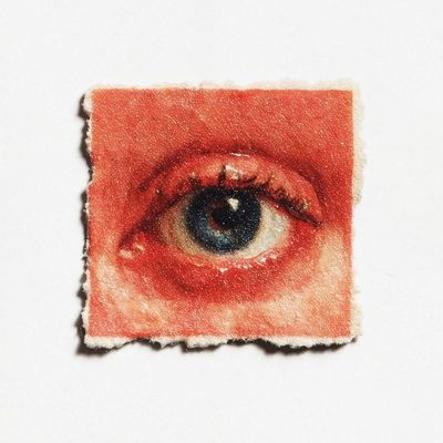 Close-Up Eye Painting