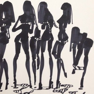 Abstract Ink Figures