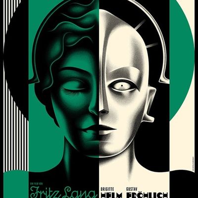 Futuristic Art Deco Woman