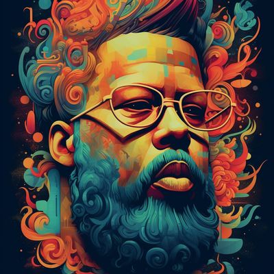 Colorful Abstract Portrait