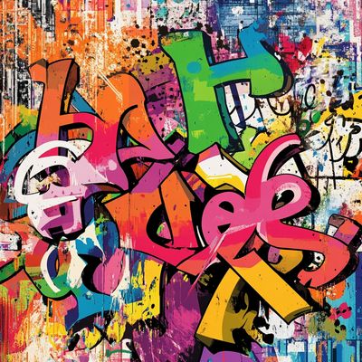 Colorful Graffiti Artwork