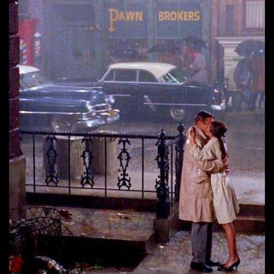Vintage Romance romance vintage night rain couple