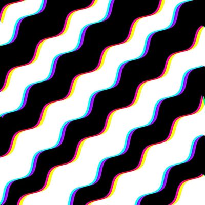 Wavy Lines on Black