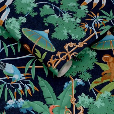 Tropical Jungle Fabric