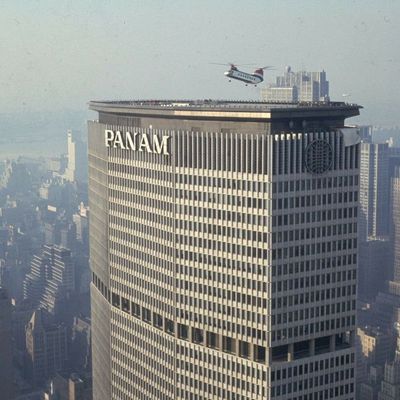 Pan Am Building with Helicopter