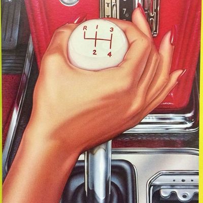 Hand on Gear Shift