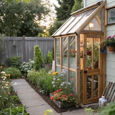 Cozy Backyard Greenhouse