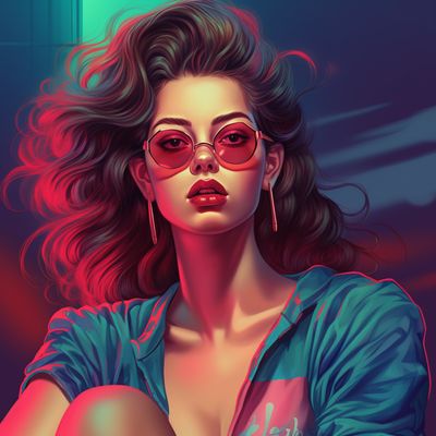 Vibrant Pop Art Portrait