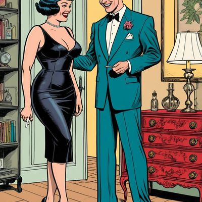 Elegant Couple in Formal Wear