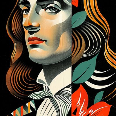 Abstract Portrait of a Man