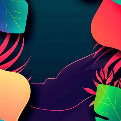 Abstract Artwork with Vibrant Colors