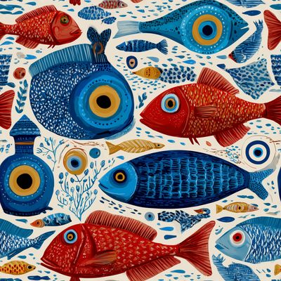 Colorful Fish Pattern