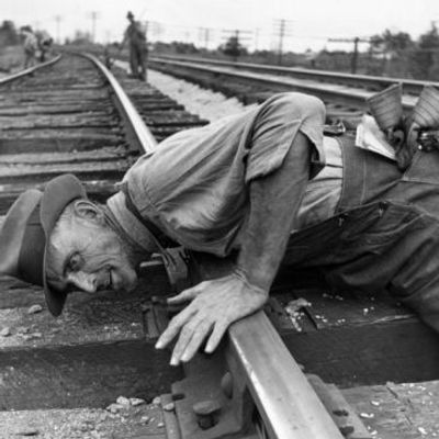 Railroad Worker Struggling