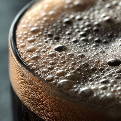 Foamy Coffee Close-Up