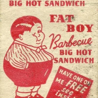 Fat Boy Barbecue Sandwich Ad