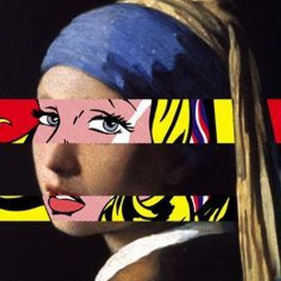 Girl with a Pearl Earring Pop Art