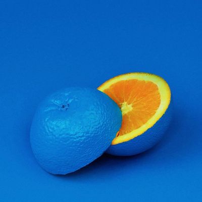 Blue Orange Contrast