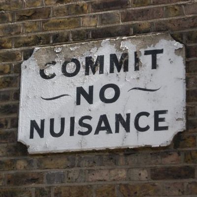 Commit No Nuisance Sign