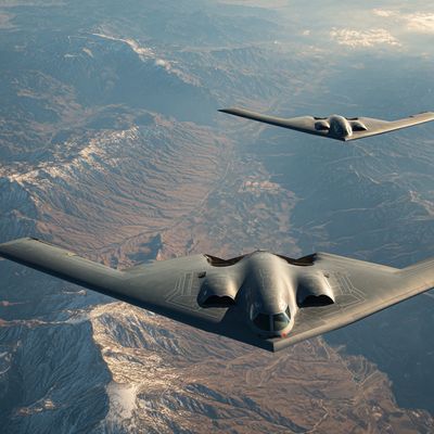 Stealth Bombers in Flight