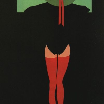 Red Leggings Silhouette