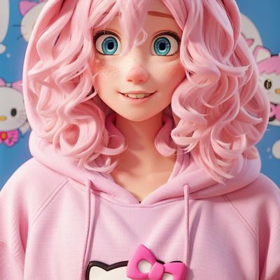 Pink Hoodie Hello Kitty