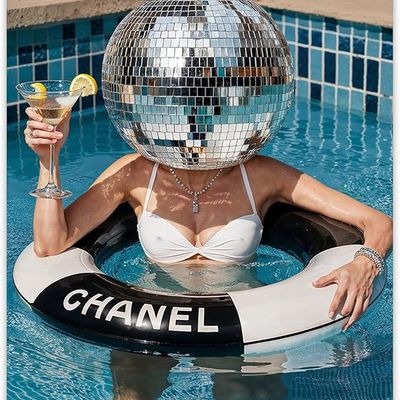 Disco Ball Pool Float