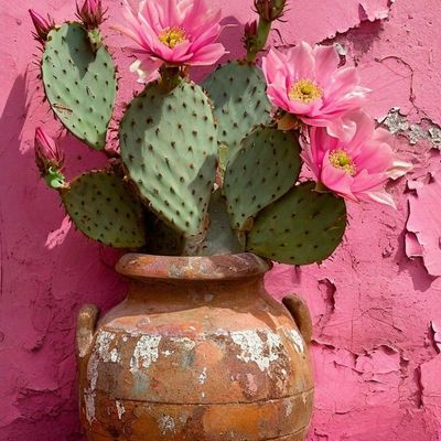 Pink Cactus Bloom