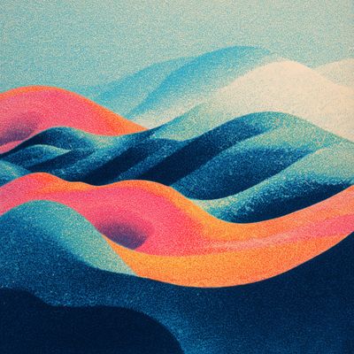 Abstract Landscape Waves