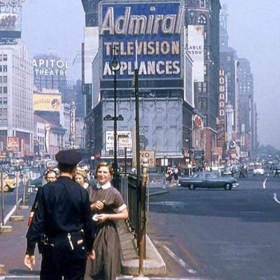 Vintage NYC Street Scene
