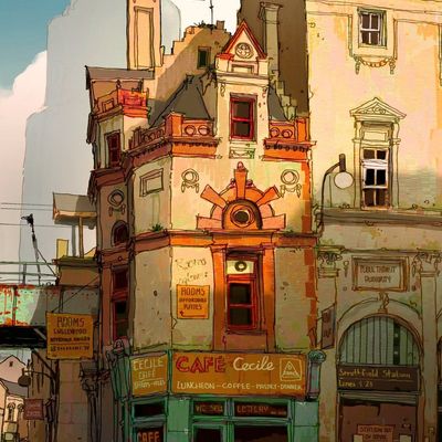 Vintage European Cafe