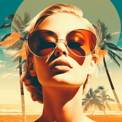 Sunglasses and Palm Trees
