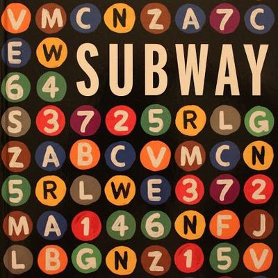 Subway Alphabet Art