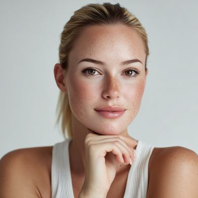 Blonde Freckled Beauty