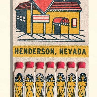 Matchbook Cover Henderson, Nevada