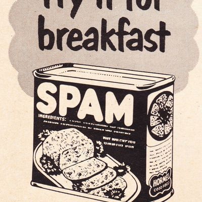 Vintage Spam Breakfast Ad